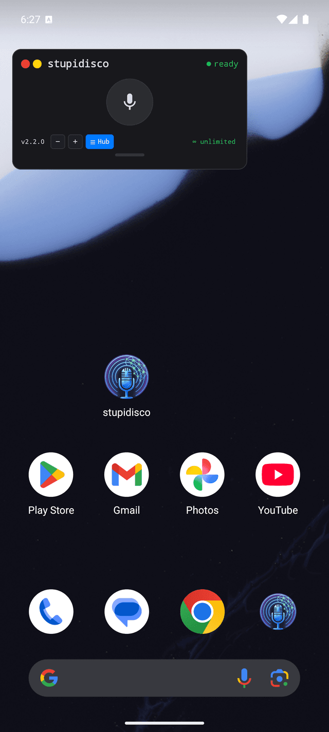 stupidisco Overlay — Floating KI-Assistent über Android Apps